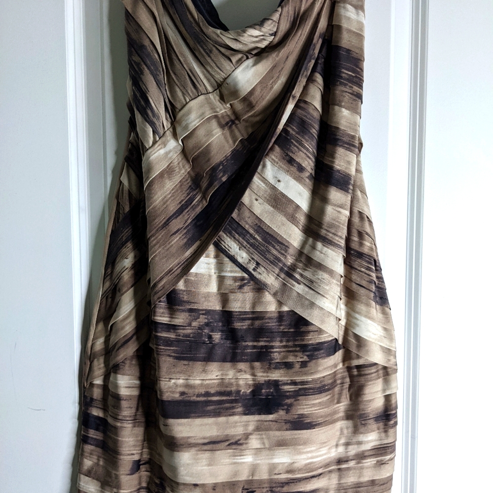 Guess cocktail dress size large multicolor